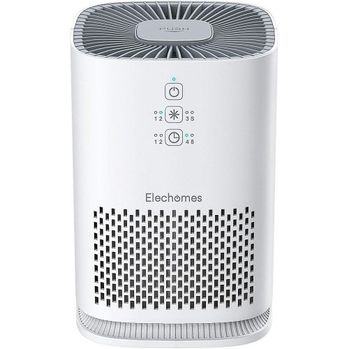  [아마존 핫딜] Elechomes Air Purifiers for Home with True HEPA Filter, Air Cleaner Purifier for Allergies and Pets Smokers Pollen Dust, Odor Eliminators for Home Bedroom with Aromatherapy, 215 sq