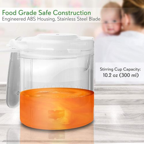  [아마존베스트]NutriChef Digital Baby Food Maker Machine - 2-in-1 Steamer Cooker and Puree Blender Food Processor with Steam Timer - Steam Blend Organic Homemade Food for Newborn Babies, Infants, Toddlers