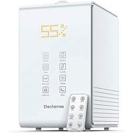 [아마존베스트]Elechomes SH8820 Ultrasonic Top Fill Humidifier 5.5L Vaporizer Warm and Cool Mist Humidifiers for Large Room Bedroom Babies with Remote, Humidity Monitor, 12-40 Hours, 550ml/h Max