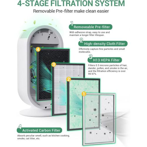  Elechomes P300 Air Purifier for Large Room