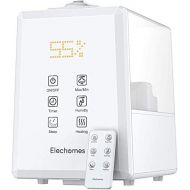 Elechomes EC5501 Ultrasonic Humidifier / 6 L / Warm or Cool Mist with Remote Control / For Setting Humidity Levels / Dual 360° Rotatable Steam Nozzles / Sleep Mode and 12 Hour Time