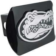 Elecktroplate University of Florida Gator Head Emblem on Black Metal Hitch Cover