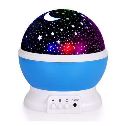  LED Night Lighting Lamp -Elecstars Light up Your Bedroom with This Moon, Star,Sky Romantic - Best Gift for Men Women Teens Kids Children Sleeping Aid