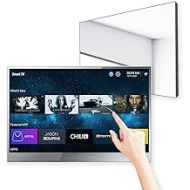 Elecsung 22 inch Bathroom TV Luxury Smart Mirror TV IP66 Waterproof Full HD HDTV(ATSC) Tuner Wi-fi & Bluetooth (22 (Touchscreen+Touch Keys), Mirror)