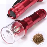 [아마존베스트]Electric Allloy Metal Grinder Crusher Crank Tobacco Smoke Spice Herb Muller Red