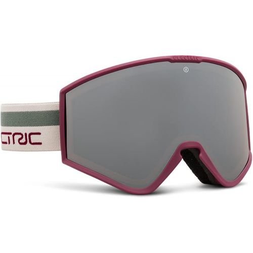  Electric - Kleveland, Snow Goggles, Earth Frame, Silver Chrome Lens & Light Green Lens