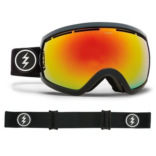  Electric Visual EG2.5 Gloss BlackBrose Red Chrome Snow Goggle