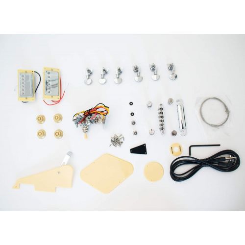  TheFretWire DIY Electric Guitar Kit Singlecut Style Build Your Own Guitar Kit