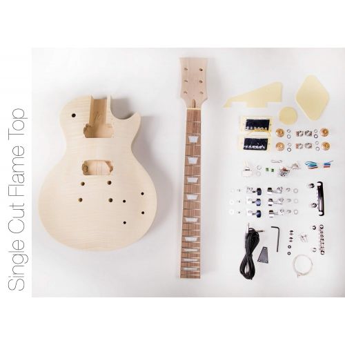  TheFretWire DIY Electric Guitar Kit Singlecut Style Build Your Own Guitar Kit