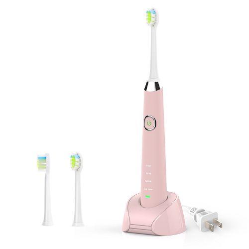  HANASCO Electric Toothbrush, Sonic Rechargeable Toothbrush, Adult Electric Toothbrush with Holder and 2...