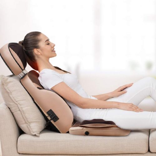  Electric Massagers Back Massagers Shoulder And Neck Massage Cushion Electric Massage Chair Cervical Massager Adjustable Massage Cushion Multi-function Body Vibration Massage Cushion Familys Excellent