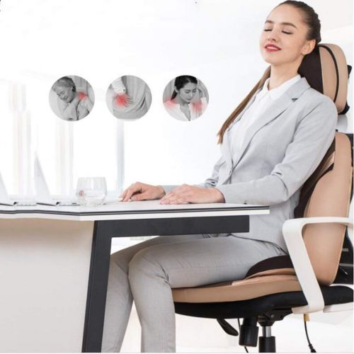  Electric Massagers Back Massagers Shoulder And Neck Massage Cushion Electric Massage Chair Cervical Massager Adjustable Massage Cushion Multi-function Body Vibration Massage Cushion Familys Excellent