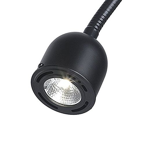  Electrix 7305 BLACK Inspection Lamp, Halogen, Magnetic Base Mounting, 25 Reach, 20W, 1700 Raw Lumens