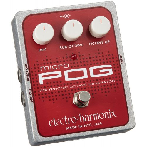  Electro-Harmonix Electro Harmonix Micro POG Polyphonic Octave Generator Guitar Effects Pedal