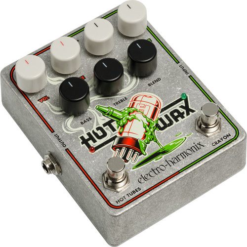  Electro-Harmonix Hot Wax Dual Overdrive Pedal for Electric Guitars