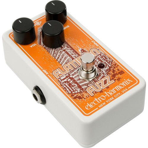  Electro-Harmonix Flatiron Fuzz Distortion Pedal for Electric Guitars