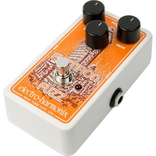  Electro-Harmonix Flatiron Fuzz Distortion Pedal for Electric Guitars