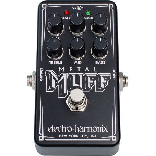  Electro-Harmonix Nano Metal Muff Distortion Pedal with Built-In Gate