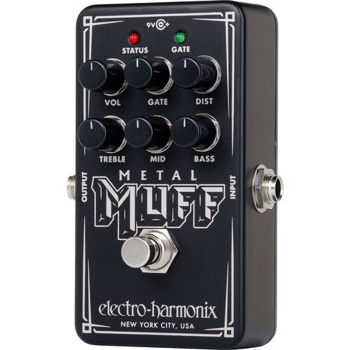  Electro-Harmonix Nano Metal Muff Distortion Pedal with Built-In Gate