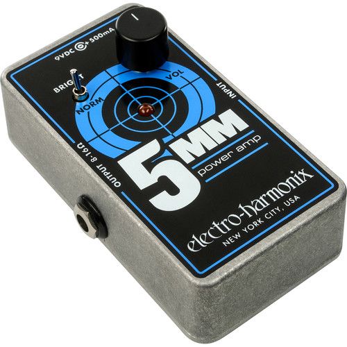  Electro-Harmonix 5MM Guitar Power Amplifier, 2.5 Watts with 9 VDC / 500mA PSU