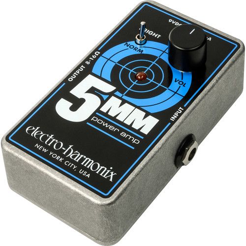  Electro-Harmonix 5MM Guitar Power Amplifier, 2.5 Watts with 9 VDC / 500mA PSU