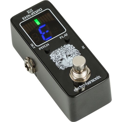  Electro-Harmonix EHX-2020 Chromatic Tuner Pedal for Guitars and Basses