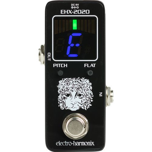  Electro-Harmonix EHX-2020 Chromatic Tuner Pedal for Guitars and Basses