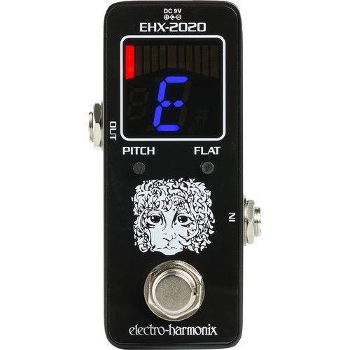  Electro-Harmonix EHX-2020 Chromatic Tuner Pedal for Guitars and Basses