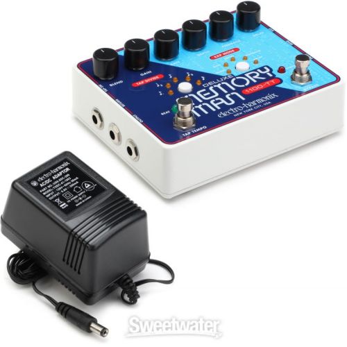  Electro-Harmonix Deluxe Memory Man 1100-TT Delay Pedal with Tap Temp