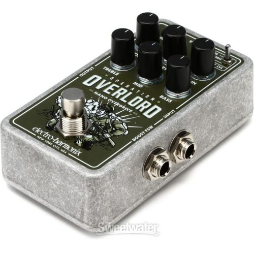  Electro-Harmonix Nano Operation Overlord Allied Overdrive Pedal