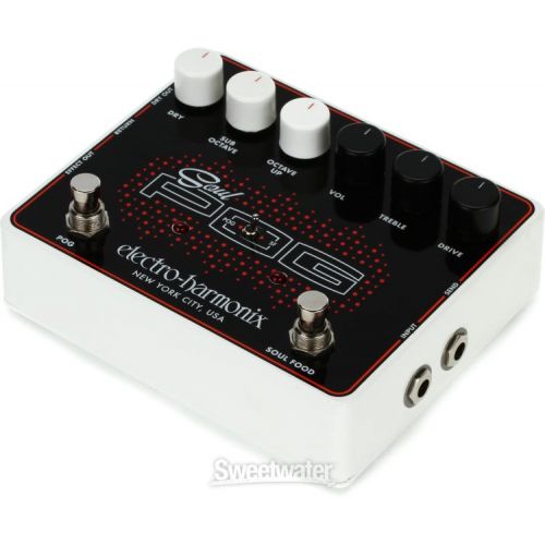  Electro-Harmonix Soul POG Polyphonic Octave Generator and Overdrive Pedal