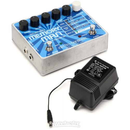  Electro-Harmonix Stereo Memory Man with Hazarai Delay / Looper Pedal
