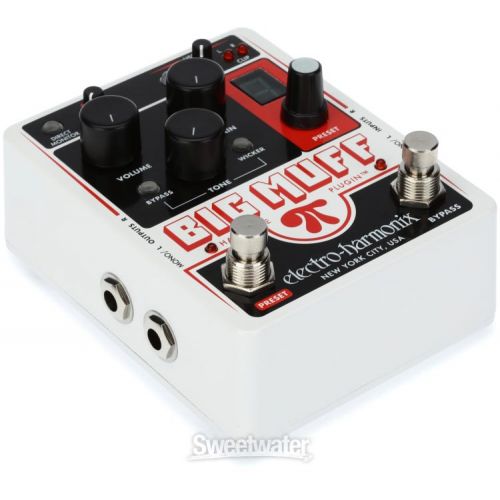  Electro-Harmonix Big Muff Pi Hardware Plug-in Effects Pedal and 2-in/2-out USB Interface