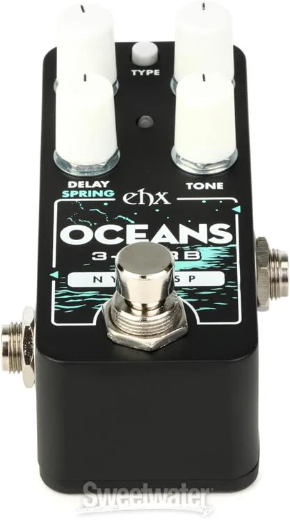  Electro-Harmonix Oceans 3-verb Reverb Pedal