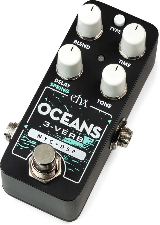  Electro-Harmonix Oceans 3-verb Reverb Pedal