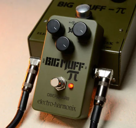  Electro-Harmonix Green Russian Big Muff Pi Fuzz Pedal