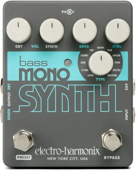  Electro-Harmonix Bass Mono Synth Synthesizer Pedal
