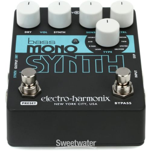  Electro-Harmonix Bass Mono Synth Synthesizer Pedal