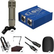 Electro-Voice RE20 2-Person Broadcaster and Cloudlifter Kit (Fawn Beige)