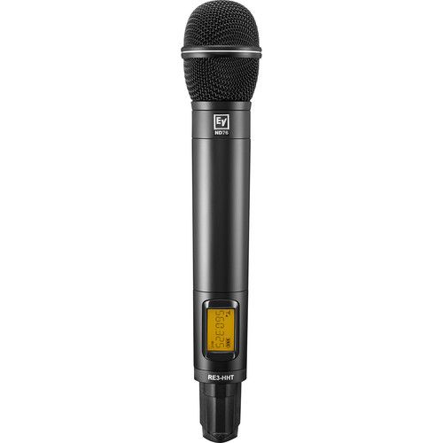  Electro-Voice RE3-ND76 Wireless Handheld Microphone System with ND76 Wireless Mic (5H: 560 to 596 MHz)