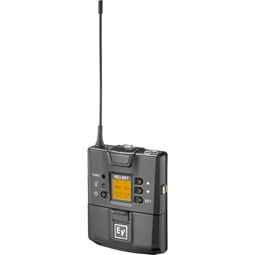  Electro-Voice RE3-BPOL Bodypack Wireless System with Omnidirectional Lavalier Mic (6M: 653 to 663 MHz)