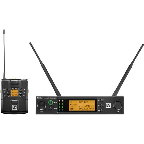  Electro-Voice RE3-BPKRSB Bodypack Wireless Microphone System for Referee Switch Box Only (5H: 560 to 596 MHz)