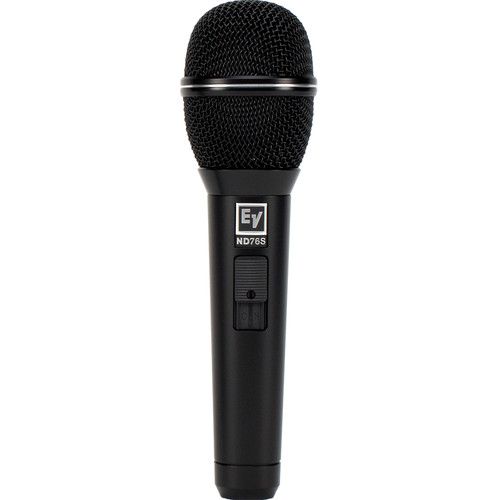  Electro-Voice ND76S Dynamic Cardioid Vocal Microphone with Mute/Unmute Switch (4-Pack)
