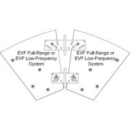 Electro-Voice HRK-1W Horizontal Rigging Kit for EVF Series (White)