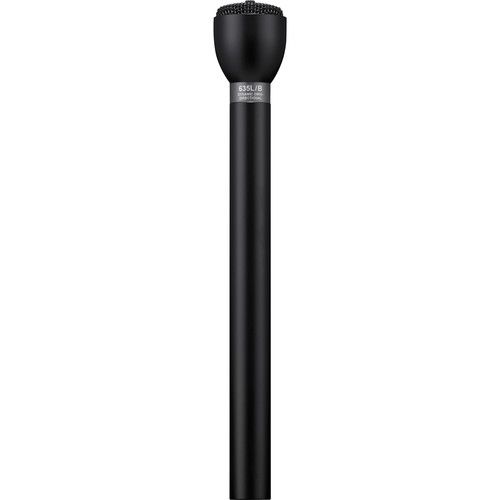  Electro-Voice 635L/B Omnidirectional Handheld Dynamic ENG Microphone with Long Handle (Black)