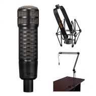 Electro-Voice RE320 Vocal and Instrument Microphone Kit with Shockmount and Broadcast Arm with Integrated XLR Cable