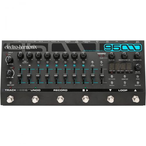  Electro-Harmonix},description:Electro Harmonix introduces the 95000 Performance Loop Laboratory, the company’s most advanced looper to date, featuring six mono tracks and one stere