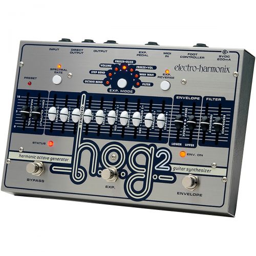  Electro-Harmonix},description:The award winning HOG (Harmonic Octave Generator) earned kudos from players and reviewers alike because of its ability to generate ten, totally polyph