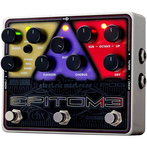  Electro-Harmonix},description:The powerful Epitome digital multi-effect begins with the flawless polyphonic tracking of the Micro POG. Next is the Stereo Electric Mistress. Creamy