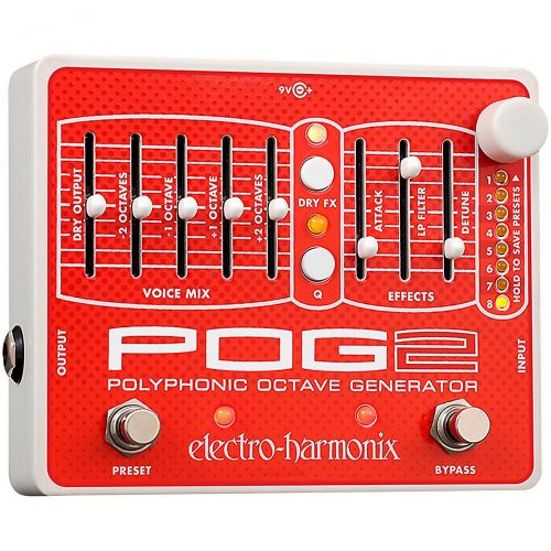  Electro-Harmonix POG2 Polyphonic Octave Generator Guitar Effects Pedal